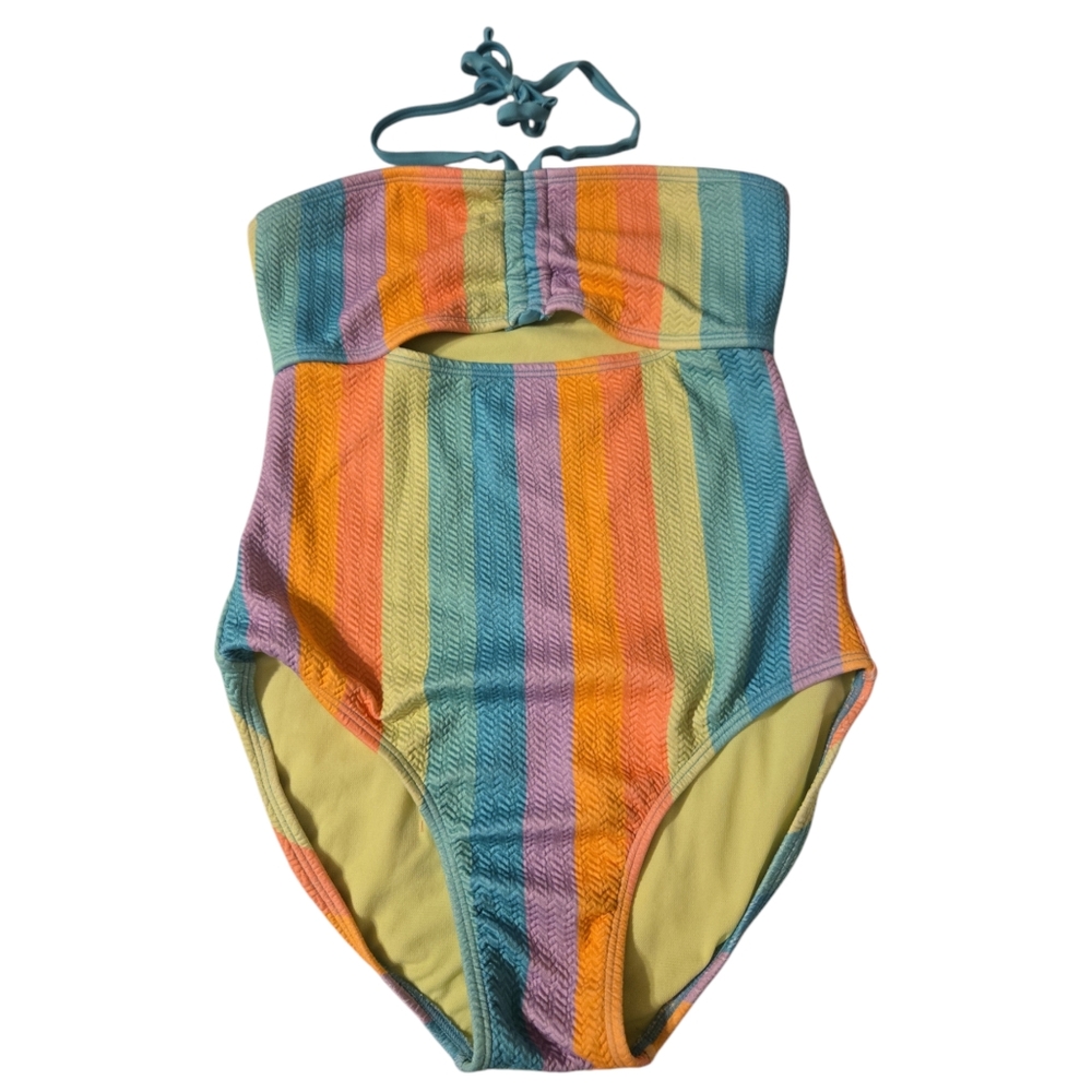 Art Class Striped Swimsuit